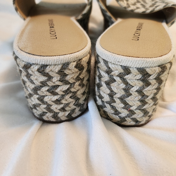 Lucky Brand 10 Befanni espadrille wedge slip on sandal - Picture 10 of 11